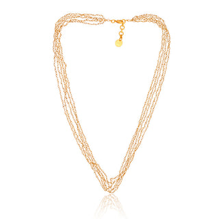 Stay Golden Necklace - Pearl