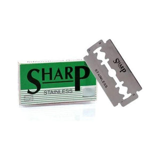 Sharp Stainless Double Edge Safety Razor Blades 5 Pack