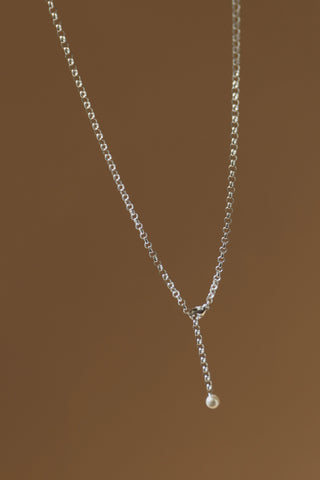 DX - SILVER ROLO CHAIN NECKLACE