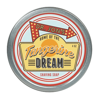 Dr. Jon's Home of Tangerine Dream Shaving Soap 4 Oz