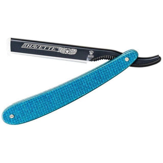 Merkur Dovo Shavette Razor Knife 3.5" Aluminum Blade Teal Micarta Handle Dov201041