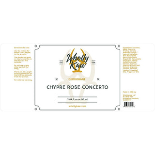 Chypre Rose Concerto Deodorant