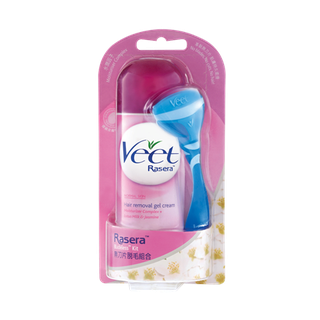 Veet Rasera Hair Removal Cream & Bladeless Razor 5oz