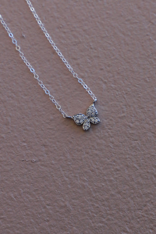 MINIATURE CZ BUTTERFLY