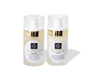 Dry Skin Relief Two-Step Facial System - Wash and Moisturizer - For MEN