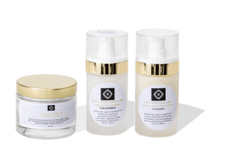 Organic Three Step Facial System - Wash, Moisturizer & Kaolin Mud Mask - For WOMEN