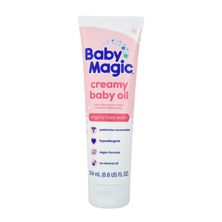 Baby Magic Creamy Baby Oil Lotion Hypoallergenic 8.6 fl oz.