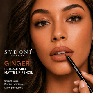 SYDONI RETRACTABLE MATTE LIP PENCIL with SHEA BUTTER 9 Rich, Smudge‑Resistant Shades