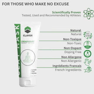 Clay Mask - 4FL.OZ. - Anti Aging - Ready-to-Use healing clay - Facial Care