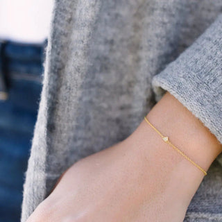 Crystal Mini Heart Bracelet - Final Sale
