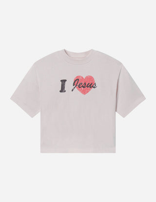I Love Jesus Cropped Women's Tee