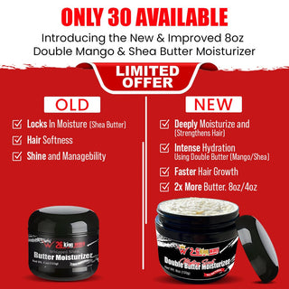 🔥PRE ORDER🔥 Double Butter Moisturizer 8oz (Available Every 26th Day of the month!)