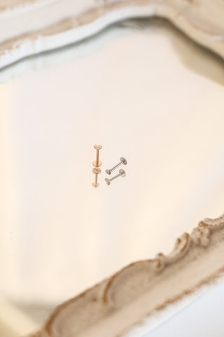 Tiny Heart Flat Back Stud