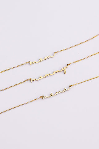 "Mom" Necklace