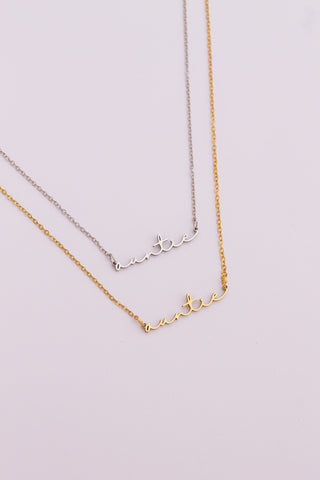 "Auntie" Necklace