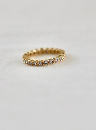 ROUND ETERNITY BAND- CLEAR