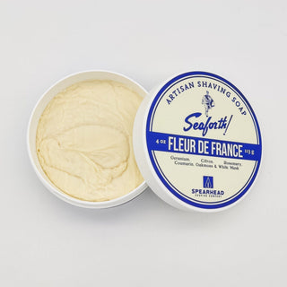 Spearhead Shaving Co. Seaforth Fleur de France Artisan Shavin Soap 4 Oz