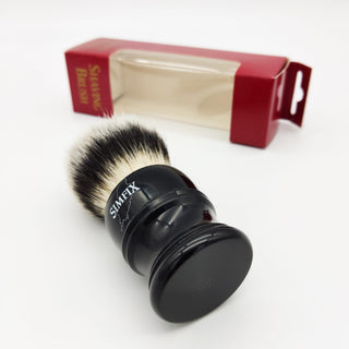 Simfix SF1 Synthetic Bristle Faux Ebony Shaving Brush