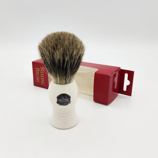 Vulfix 1000A Pure Badger Shaving Brush Faux Ivory