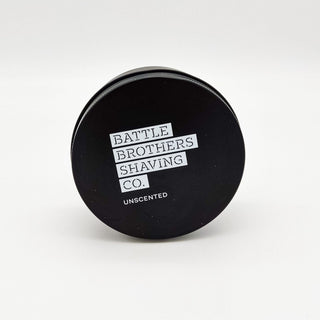 Battle Brothers Shaving Co. Unscented Shaving Soap 4 Oz