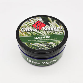 Catie's Bubbles Glace Herbe Shaving Soap 4 Oz