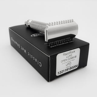 RazoRock Lupo Open Comb 95 - De Razor - Ss316L Ufo Handle