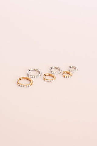 Pearl Micro Hoop