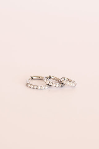 Pearl Micro Hoop
