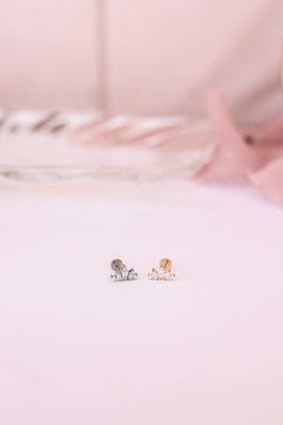 Tiara Flat Back Stud