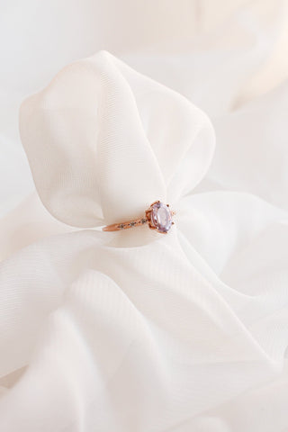 Rapunzel Ring in Lavender Quartz