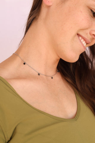 Madison Necklace in Black