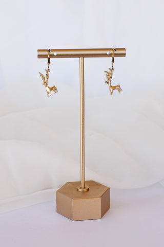 Prancer Huggie Hoop