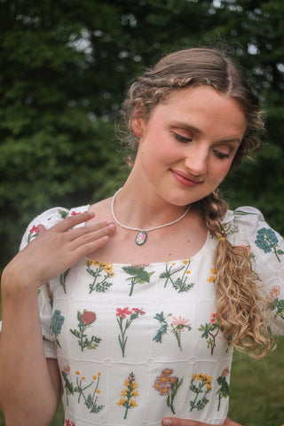 Isabella Necklace in Evergreen