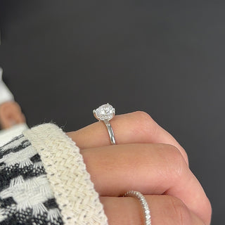 2.5ct Heart Cut Lab Ruby Solitaire Anniversary Ring