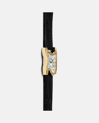 Square Melting Watch Small Gold