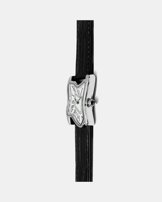 Square Melting Watch Large Silver