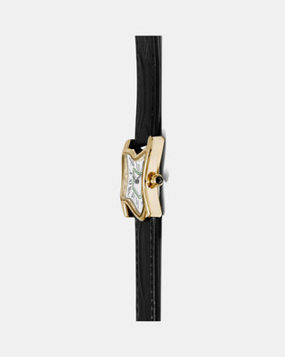 Square Melting Watch Small Gold