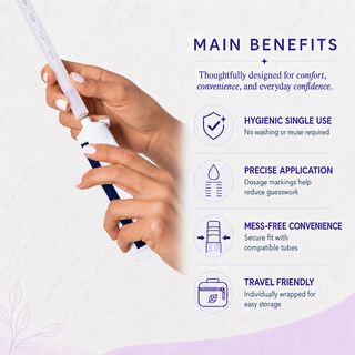 Disposable Vaginal Cream Applicators for Premarin, Estrace & many others (30ct)