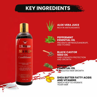 Infused Mango Conditioner (12 FL OZ)  Premium Quality