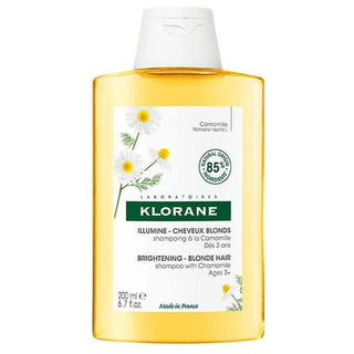 Klorane Brightening - Blonde Hair Shampoo with Chamomile Ages 3+ 6.7 Oz