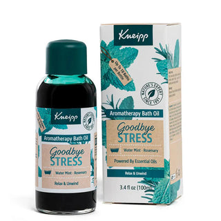 Kneipp Goodbye Stress Water Mint & Rosemary Herbal Bath Oil 100ml / 3.4 Oz