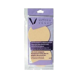 Victoria Vogue Perfect Finish Omni Oil Resistant Round Sponges 2 Ea