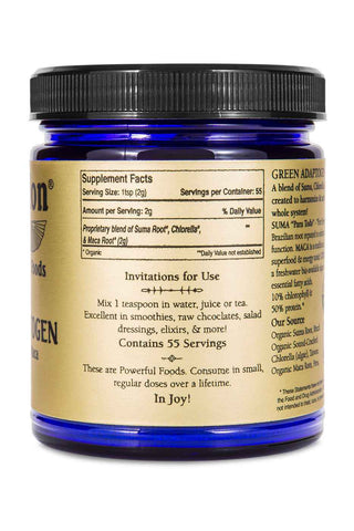 Green Adaptogen (Suma, Maca, Chlorella Blend)