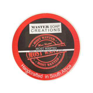 MASTER SOAP CREATIONS - MOST WANTED SHAVE SOAP, 6 Oz