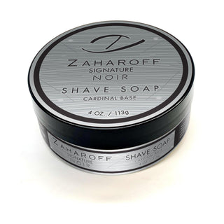 Gentleman's Nod Zaharoff Signature Noir Shaving Soap Cardinal Base 4 Oz