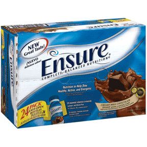 Ensure Original Nutrition Shake - Milk Chocolate, 8 fl oz Bottles, 24 Count Institutional Packaging