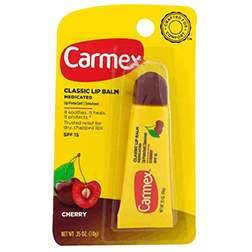 Carmex Daily Care Lip Balm, Cherry Squeeze Tube, SPF 15 – Moisturizing & Sun Protection