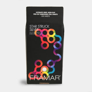 Framar Foil It Star Struck Silver Heavy 5 x 12 500 Embossed Pre-Cut Sheets