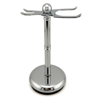 Parker Deluxe Adjustable Chrome Safety Razor & Shave Brush Stand