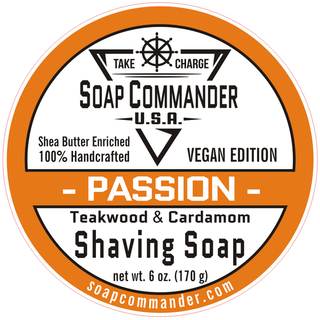 Soap Commander Passion Shaving Soap 6 Oz